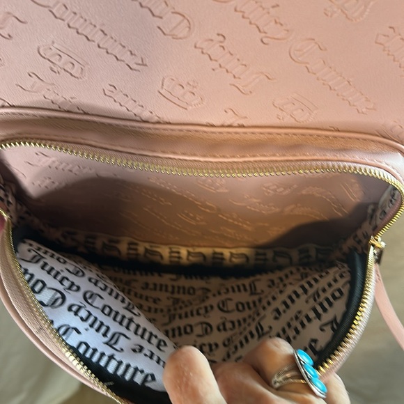 JUICY COUTURE BESTSELLING ROSSIE BACKPACK BACK TO SCHOOL BLUSH COLOR - Picture 5 of 16